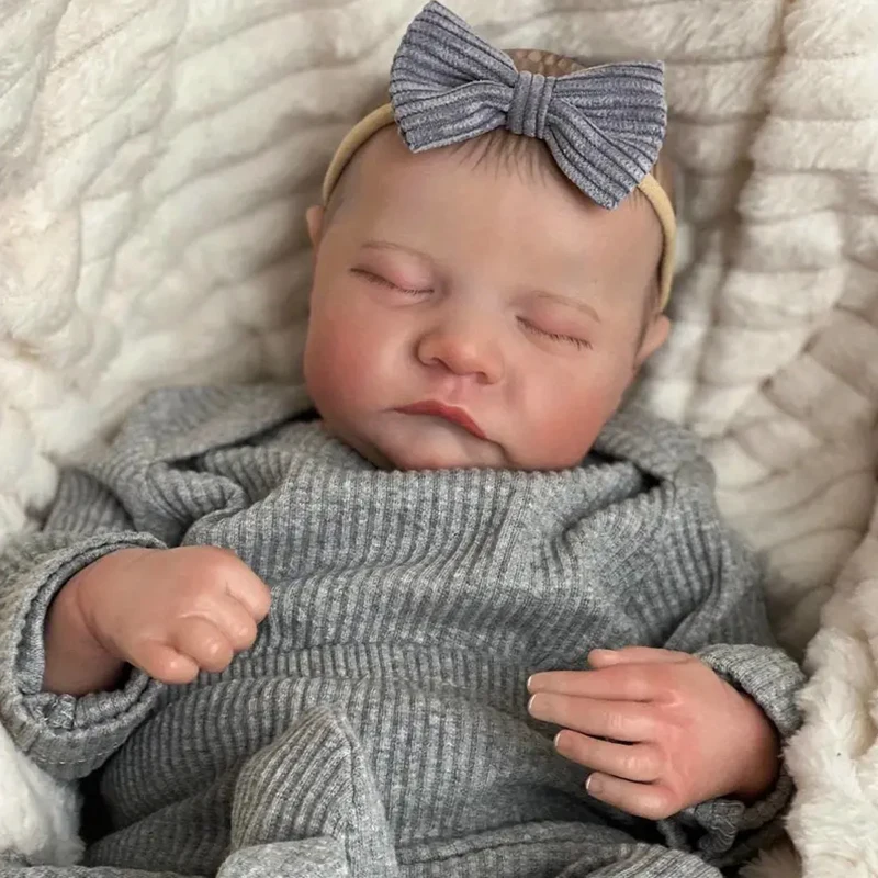 Muñeca Reborn Realista – Muñeca Bebé Realista Bañable de 50 cm