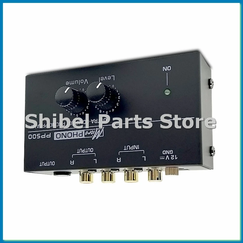 PP500 Record Player Preamplifier Vinyl Turntable Amplifier Preamplifier Turntable Volume Control Amplifier US PLUG-A86Z