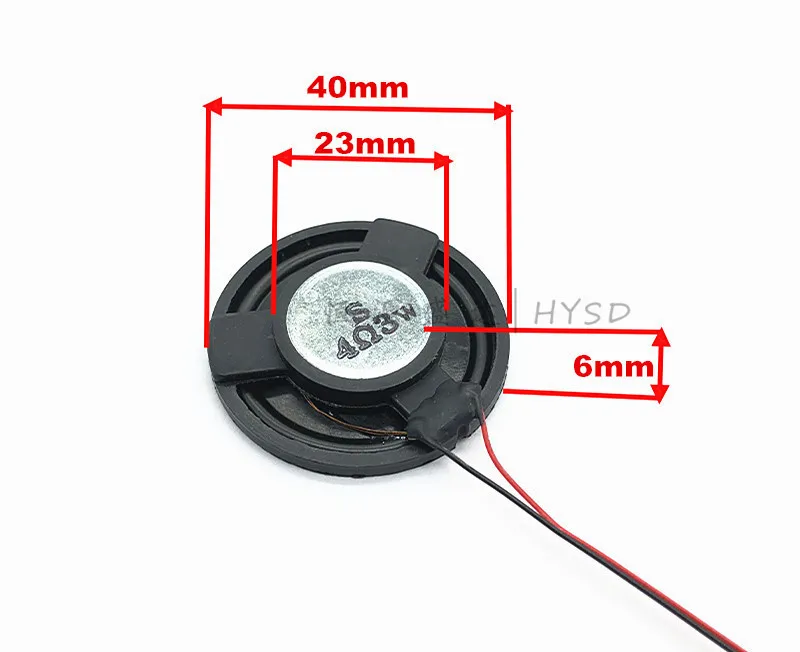 Diameter 28mm 32mm 40mm ultra-thin composite film speaker 4ohm 8ohm 2W 3W 3 watt loudspeaker enhanced bass