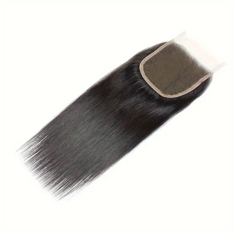 4x4 Closure Hand Tied Swiss Lace Human Hair