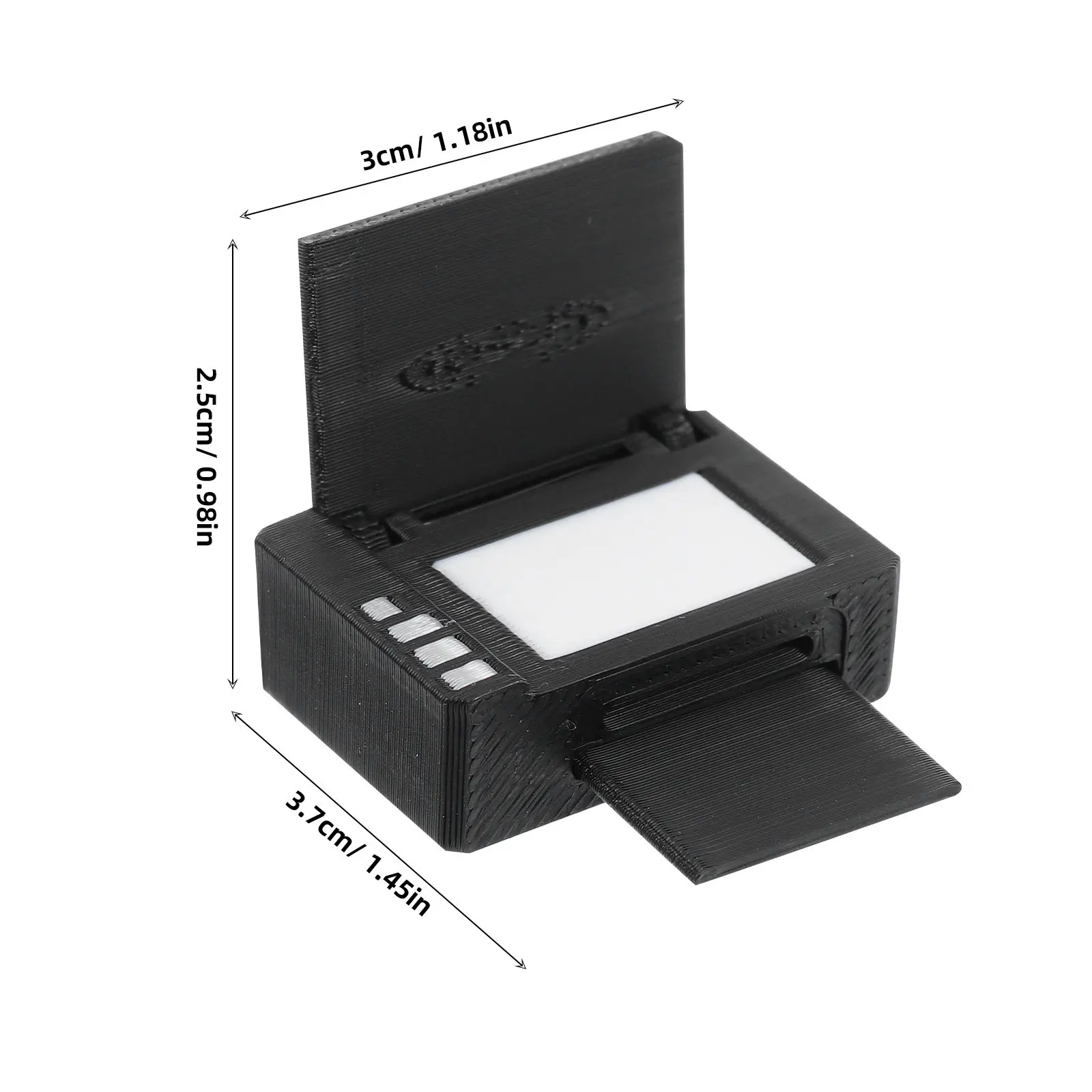 Ultra Detailed Mini Printer for Miniature Office Setup Compact Realistic Design Miniature Dollhouse Furniture Tiny Work