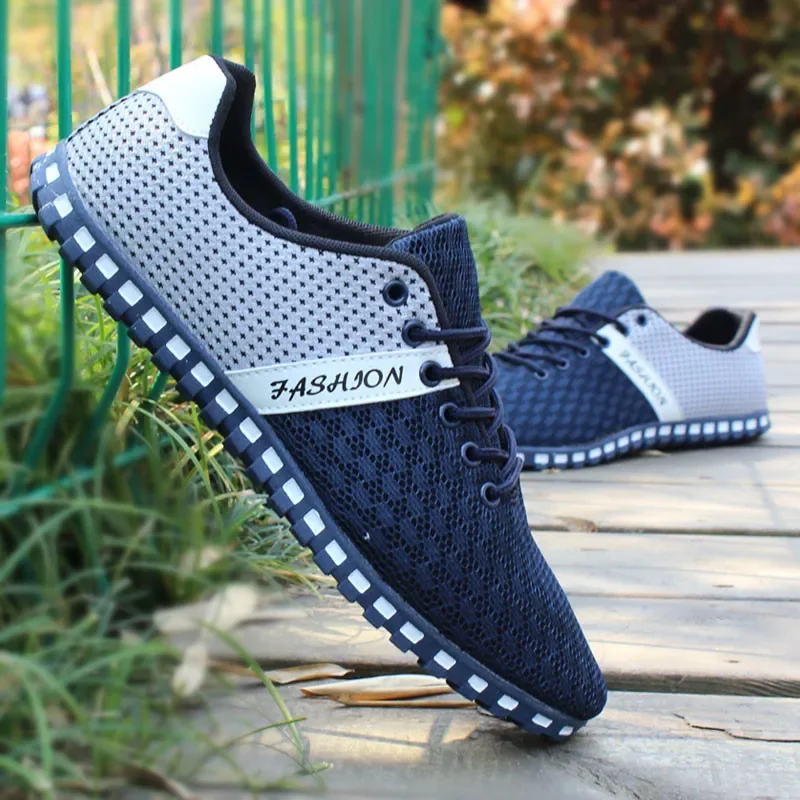 Breathable Mesh Men Casual Shoes New 2021 Fashion Men Shoes Soft Spring Autumn Footwear For Male Plus Size 46 ghn89