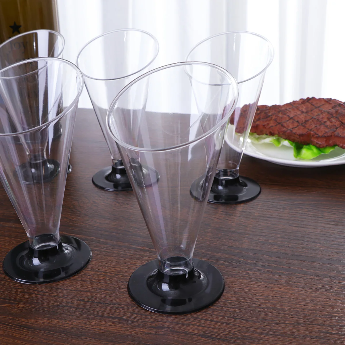 

10pcs Dessert Cups Pudding Mousse Jelly Cup Safe Material Ideal Tiramisu Chocolate Fruit Salad Home Party Catering Event Wedding