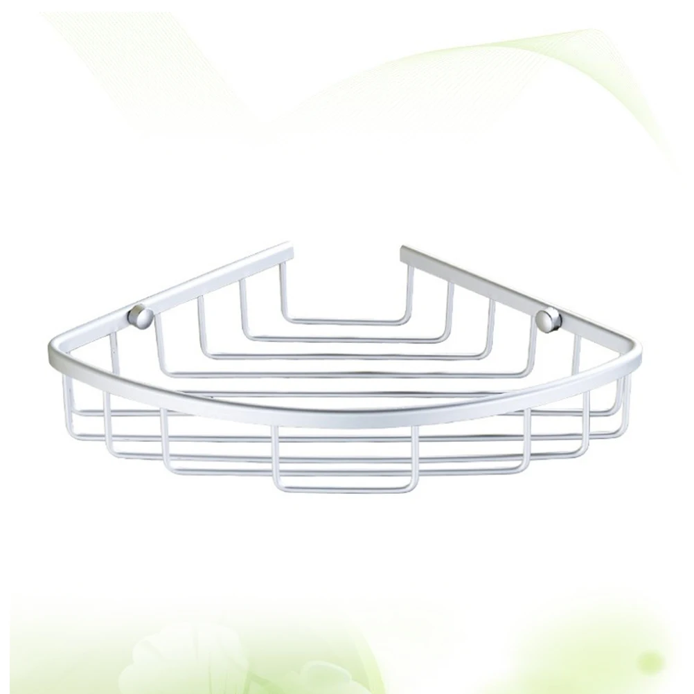 

Bathroom Storage Mount ganizer Corner Shelf Hollow Design Modern Style Shower Basket For Home Kitchen