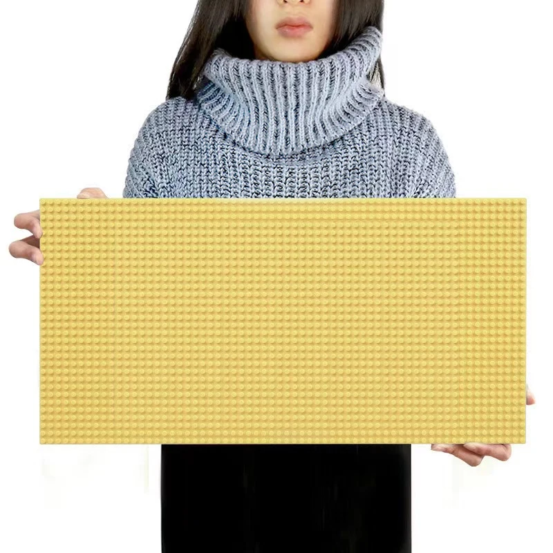32x64 Dots bouwsteen wandpaneel, DIY creatieve baksteengrondplaat compatibel met merken, cadeau voor kinderkamer decor