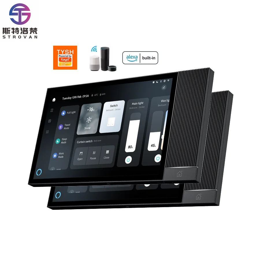 

STLF All-in-one Smart Home System 8-inch Tuya Control Panel With Multi-function Hub Support Google Home