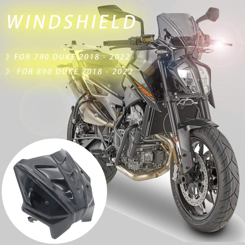 

Motorcycle GIVI Front Fairing Windscreen Windshield Fly Wind Deflector Screen FOR 790 Duke 890 Duke 2018-2022 2021 2020 2019