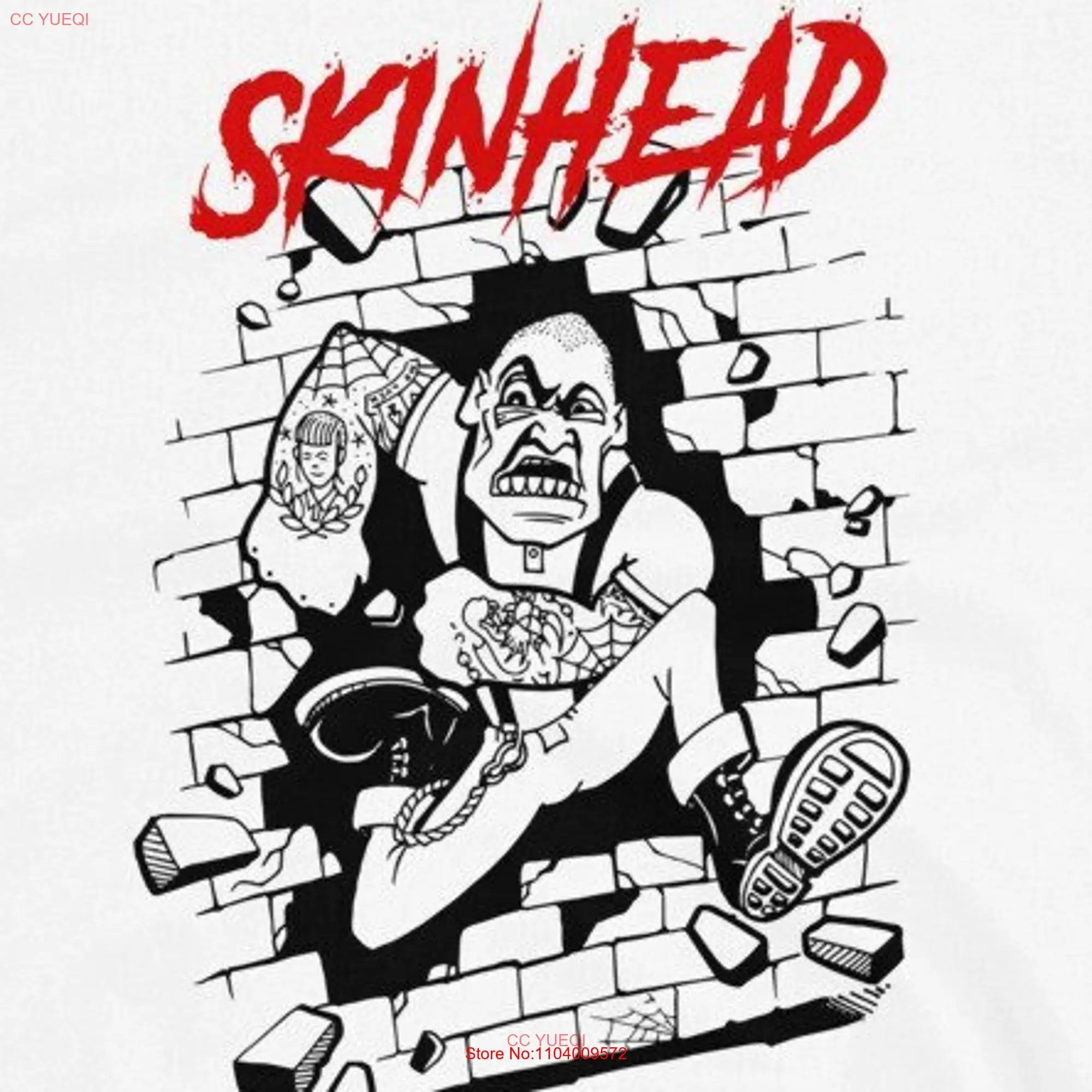 Traditional Skinhead T Shirt Working Class Oi Agnostic Front Cro mags The Business Angelic Upstarts Cocksparrer 4 Skins Madball