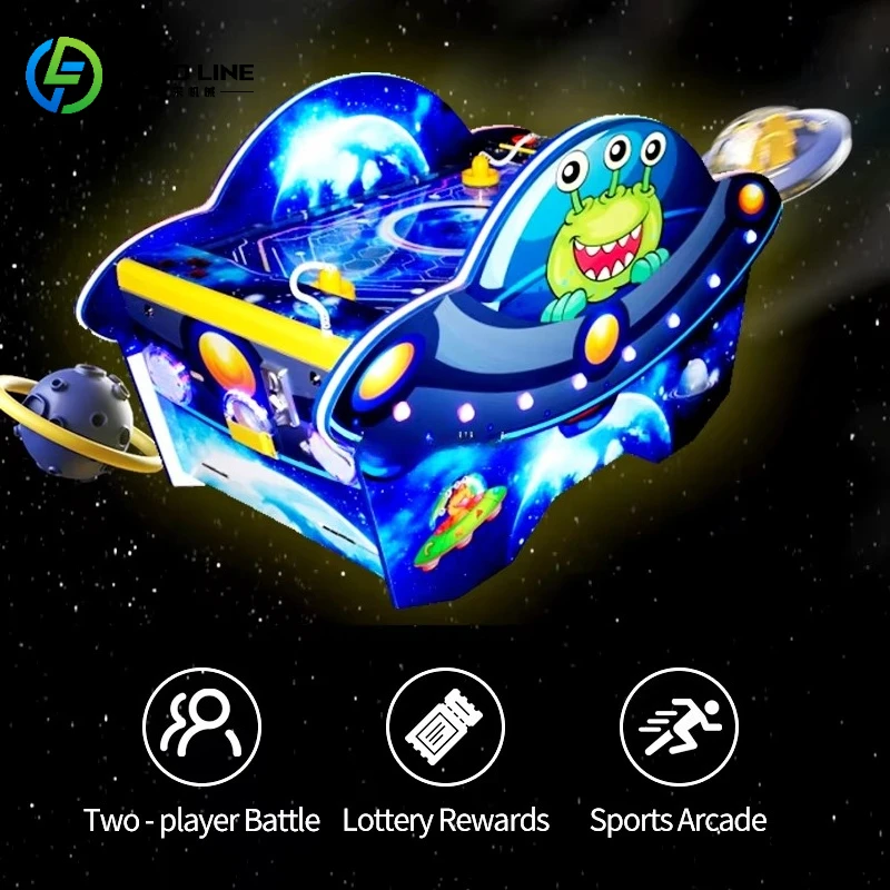 2026 New Coin Operated Metal Air Hockey Table Game Machine for Arcade Game Centers Ticket Redemption & Classic Play Customized