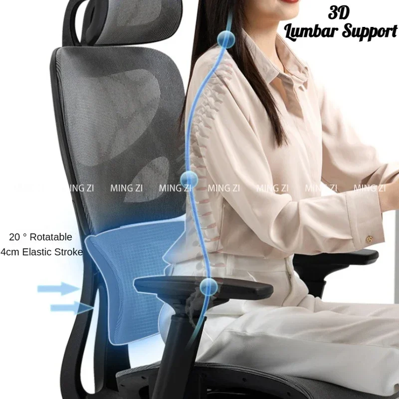 Computer Armchair Stool Wheels Posture Correction Chair Player Cheap Gamer Ergonomic Relaxing Silla De Escritorio Furniture