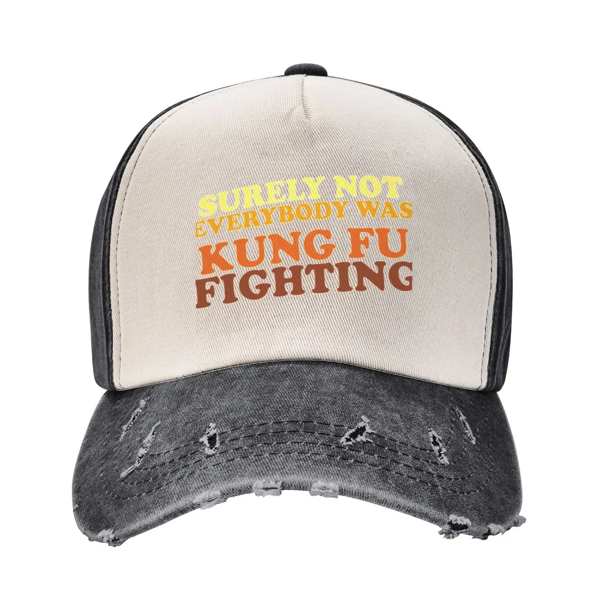 Surely Not Everybody Was Kung Fu Fighting Baseball Cap Beach Bag Thermal Visor Women Caps Men's