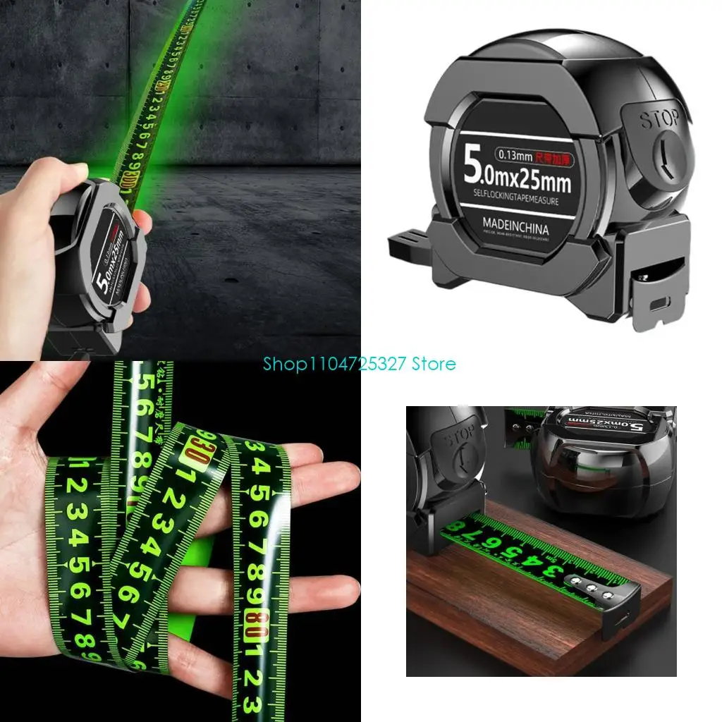 D8KF 헤비 듀티 철강 건축 테이프 미끄러짐 그립 충격 저항성 측정 테이프가 가정용