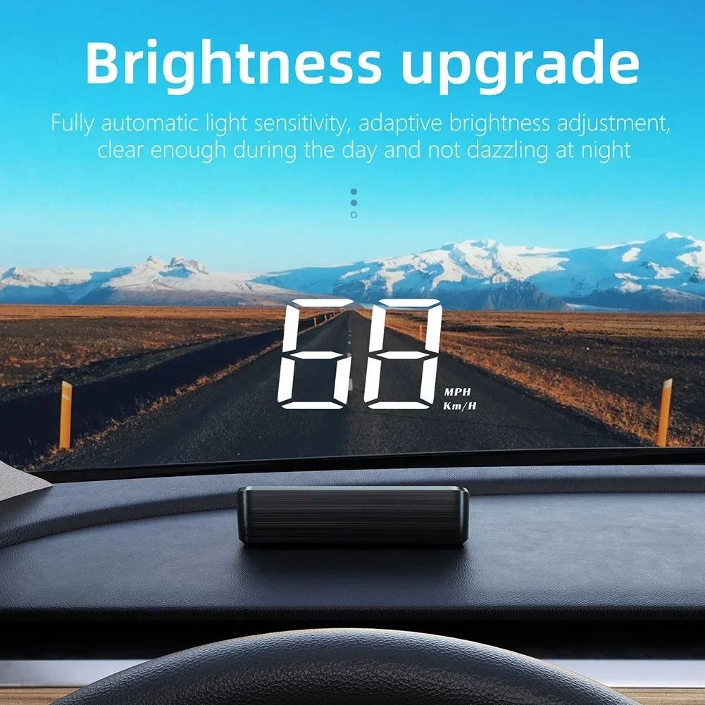 La più recente vendita di alta qualità per auto Head Up HD Display GPS tachimetro KMH Digital HUD parabrezza proiettore Head-up Display accessori