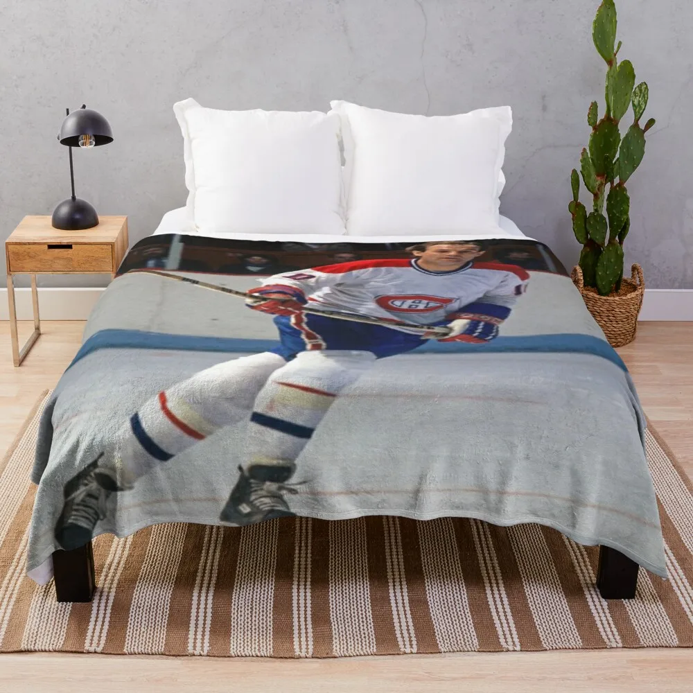 Guy Lafleur Throw Blanket WarmBlanket Travel Blanket