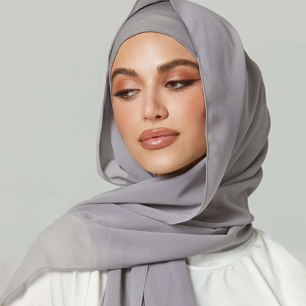 2 Stuks Hotsale Katoen Hijab Undercap Sjaal Vrouw Moslim Hijab Innerlijke Effen Kleur Elastische Hoed Islam Tulband Zachte Hoofdband hoofd Sjaal