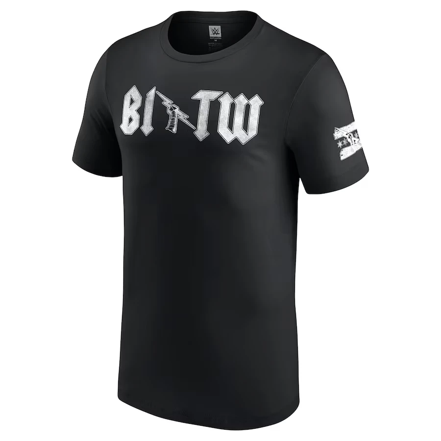 

Men's Black Cm Punk Bitw Retro T-Shirt Classic Simple Fashion Loose Sweat Absorbing Breathable Suitable For Daily Leisure