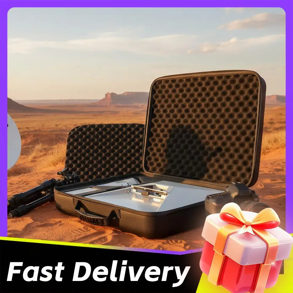 

Портативная сумка-переноска с ручкой, защитный жесткий чехол, несколько отделений, совместим с Starlink Mini