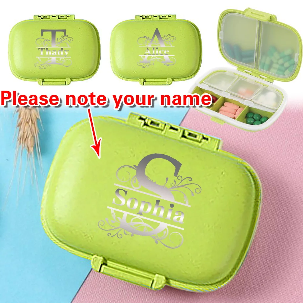 

Персонализированная аптечка с индивидуальным именем, аптечка, упаковка для лекарств, футляр для хранения, аптечка для экстренной помощи, контейнер для лекарств и витаминов