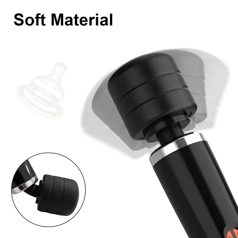 Woman 18+ Powerful Magic Wand Vibrator Women Big AV Body Massager G Spot Clitoris Stimulator USB Charging Adult Sex Toys for