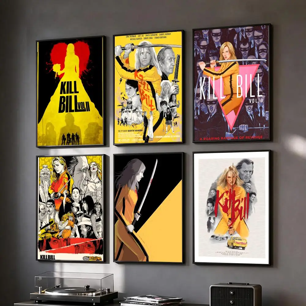 movie Kill Bill Poster Poster HD Printing Vintage Luxe Home Decor Wall Art for the Living Rooms Entryways Gift