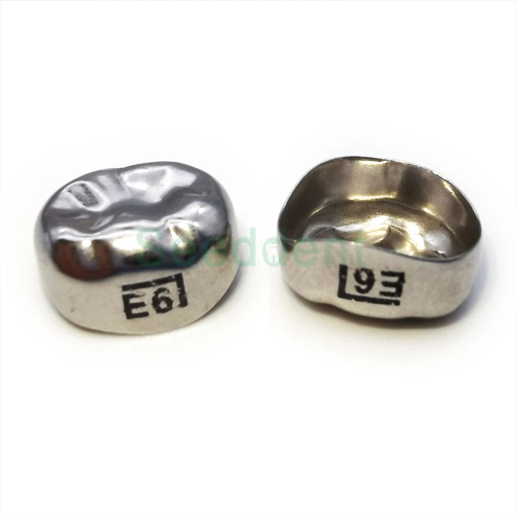 

Dentals Kids Crown Stainless Steel Primary Molar Crown 48pcs 96pcs Orthodontic Kids Molar Crown