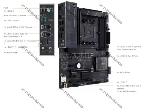 B550 AM4 ATX Motherboard for Content Creators, PCIe 4.0, Dual Type-C, DDR4, 2.5G LAN