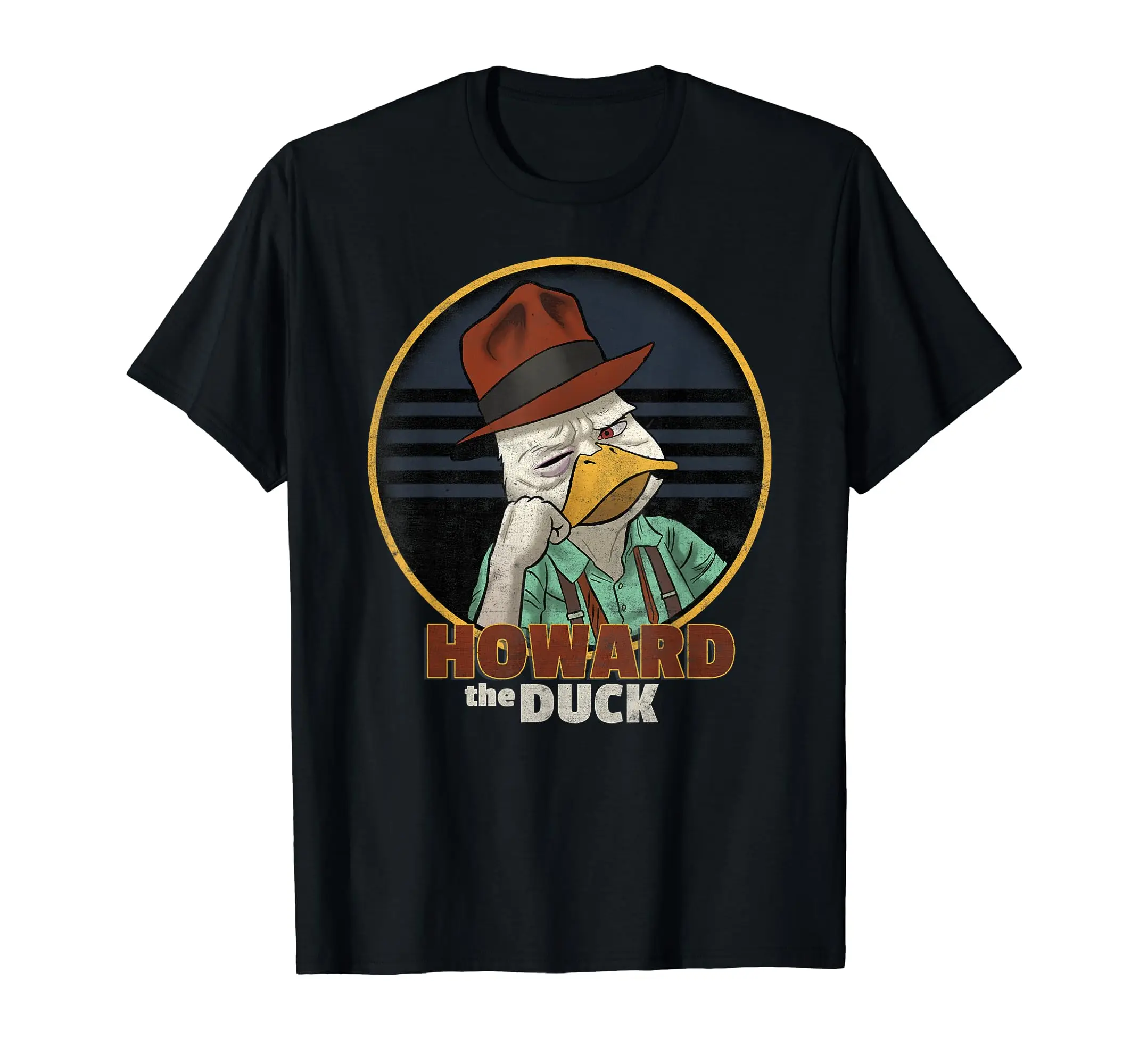  Howard The Duck Bummed Out Badge Graphic T-Shirt T-Shirt