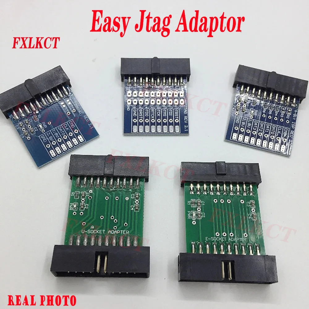 

Новый набор адаптеров 5 в 1 (JTAG, ISP 1BIT, ISP 4BIT U-SOCKET, E-SOCKET) для Easy Jtag Plus Box