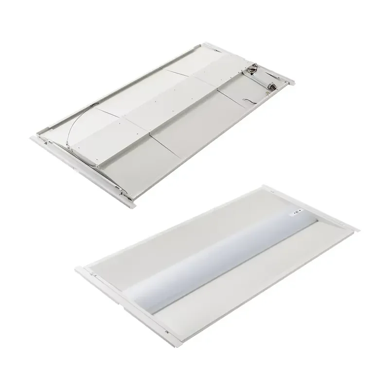2x4ft LED Panel Light with Motion Sensor Smart Ceiling Fixture Adjustable Color Temperature Energy Saving Office Lighting