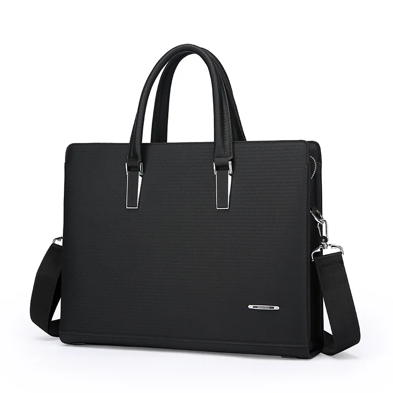 

Men's Horizontal Crossbody Busin Bag Large Capaci Commuter Cuter Bag oulder Bag Diagonal Bag Fabric Material