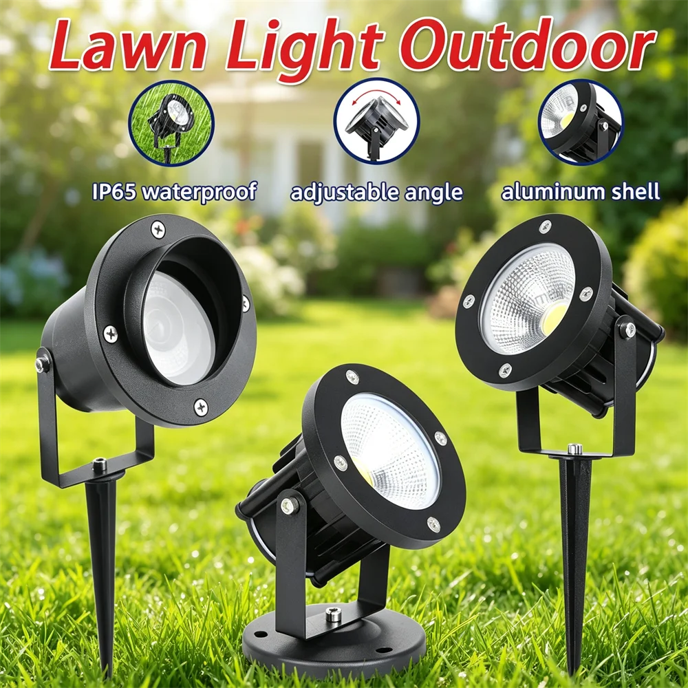 Outdoor Lighting Replacement Parts - Garden Lawn Light Outdoor Waterproof Spotlight