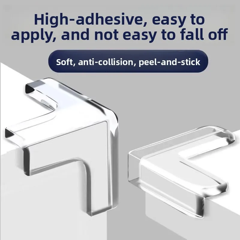 透明な衝突防止ソフトシリコンコーナープロテクター子供用テーブルカバー直角クッションベビー安全ガード