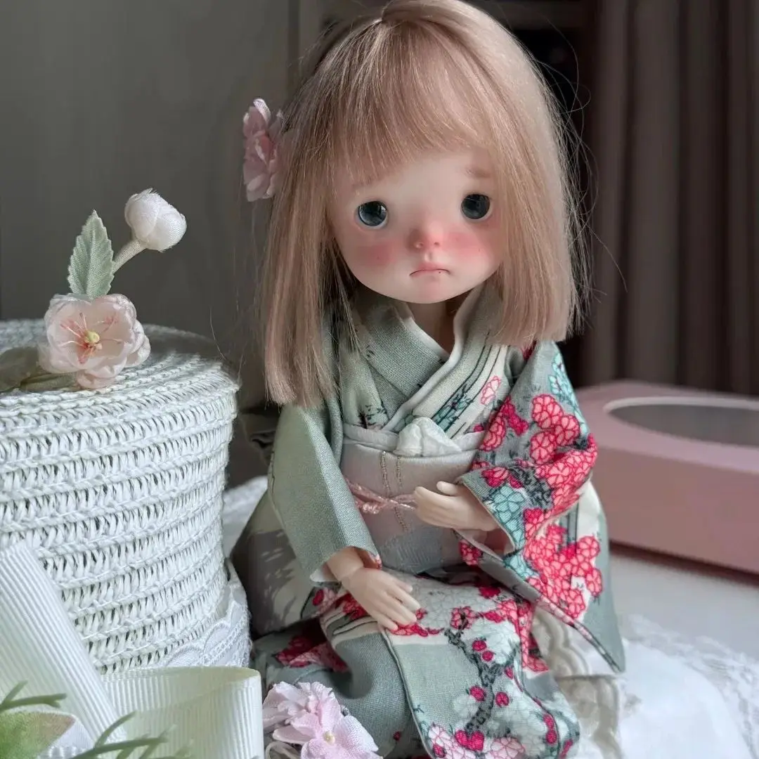 

sd BJD кукла 1/6 doudou blue xiaop Tsutsu милая девушка нежный макияж высокое качество подвижная шарнирная кукла новая игрушка Бесплатная доставка