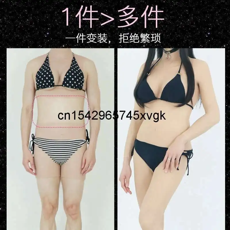 Novo pós abertura d copo falso bodysuit feminino corda reversa terno masculino para roupas femininas silicone falso peito macacão