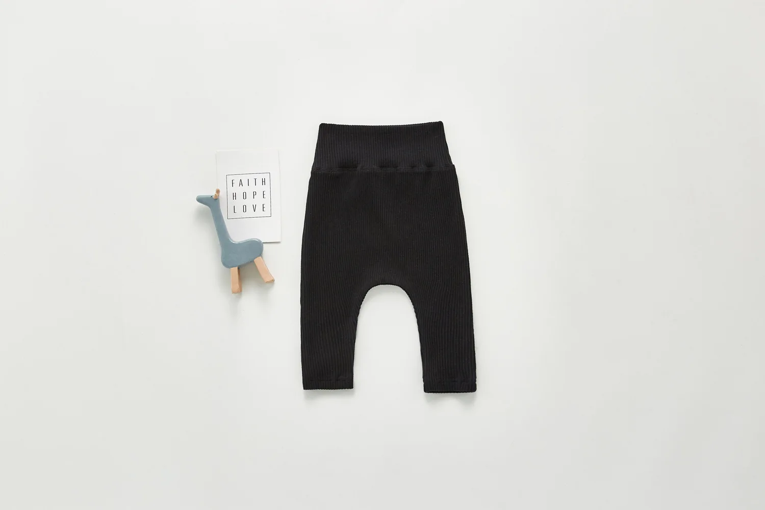 Frühling Und Herbst Neugeborenen Baby Jungen Und Mädchen Baumwolle Einfarbig Hohe Taille Leggings Kinder Mode Baby Kleidung – Detail 7