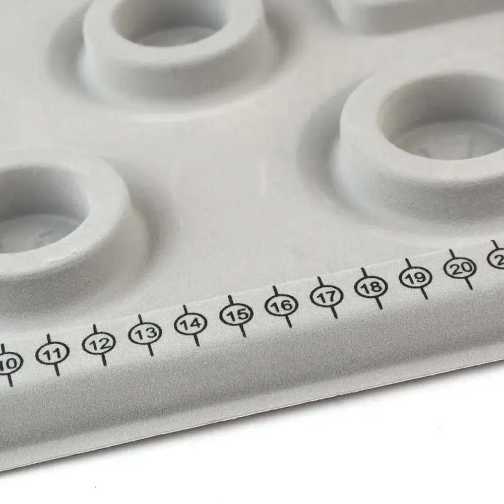 Bracelet Beading Tray Necklace Beading Tray Resin Measuring Tool DIY Necklace Tool Gray Flocked Bead Board Jewelry Design Tool