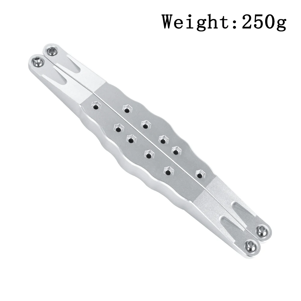 1 pair CNC Aluminum Alloy Rear Lower Keel 2.0 for 1/6 RC Car Losi Super Baja Rey Los05013