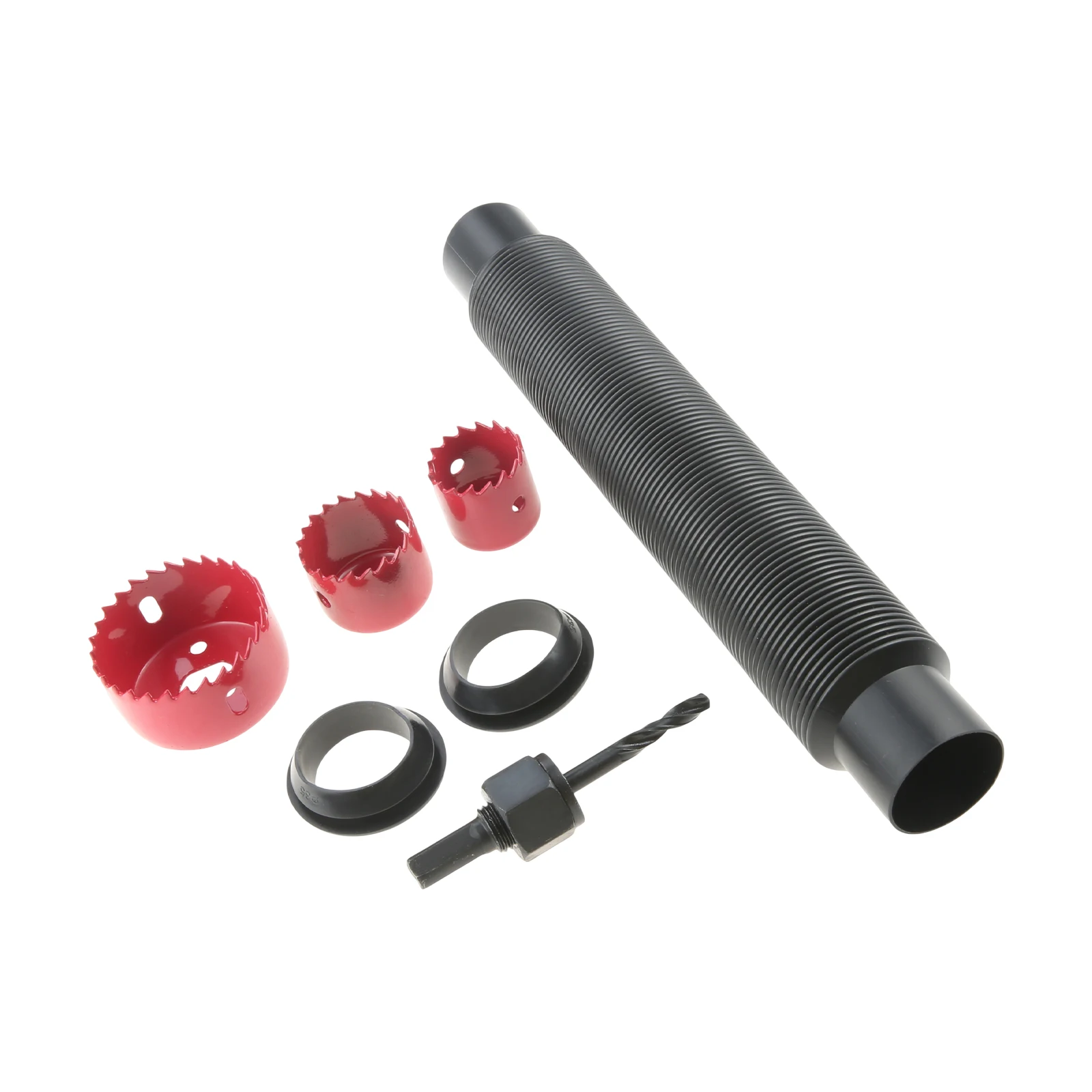 1Set Rain Barrel Hose Connector Kit with 1.5-inch Hole Saws Drilling Downspout Diverter for Rainwater Harvesting Setups