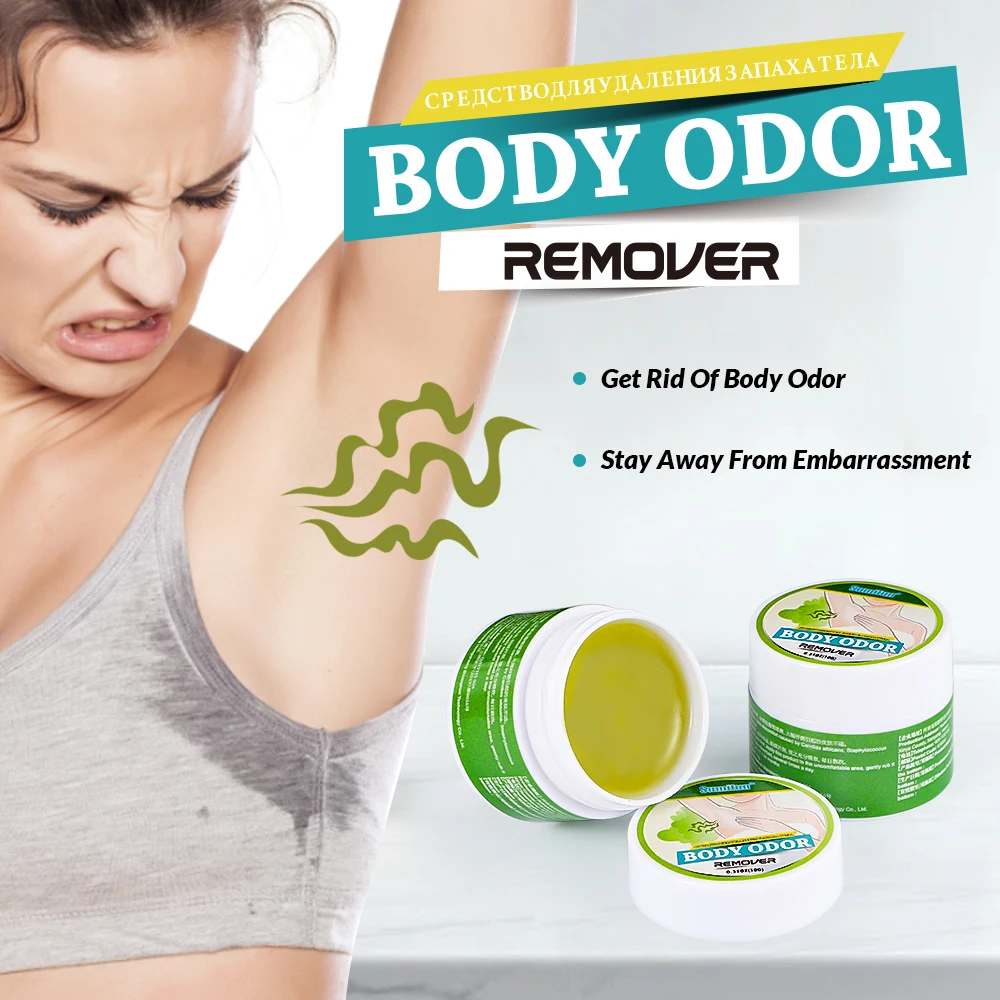 10g Sumifun Body Odor Remover Cream Armpit Sweat Deodor Ointment Underarm Smell Removal Refresh Deodorant Essence Lasting Aroma