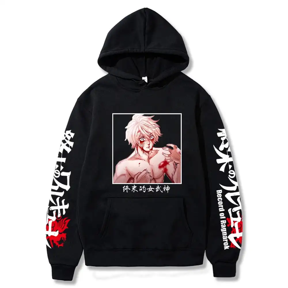 سجل راجناروك أنيمي هوديي ، للجنسين تأثيري رياضية ، البلوز ، البلوز الملابس