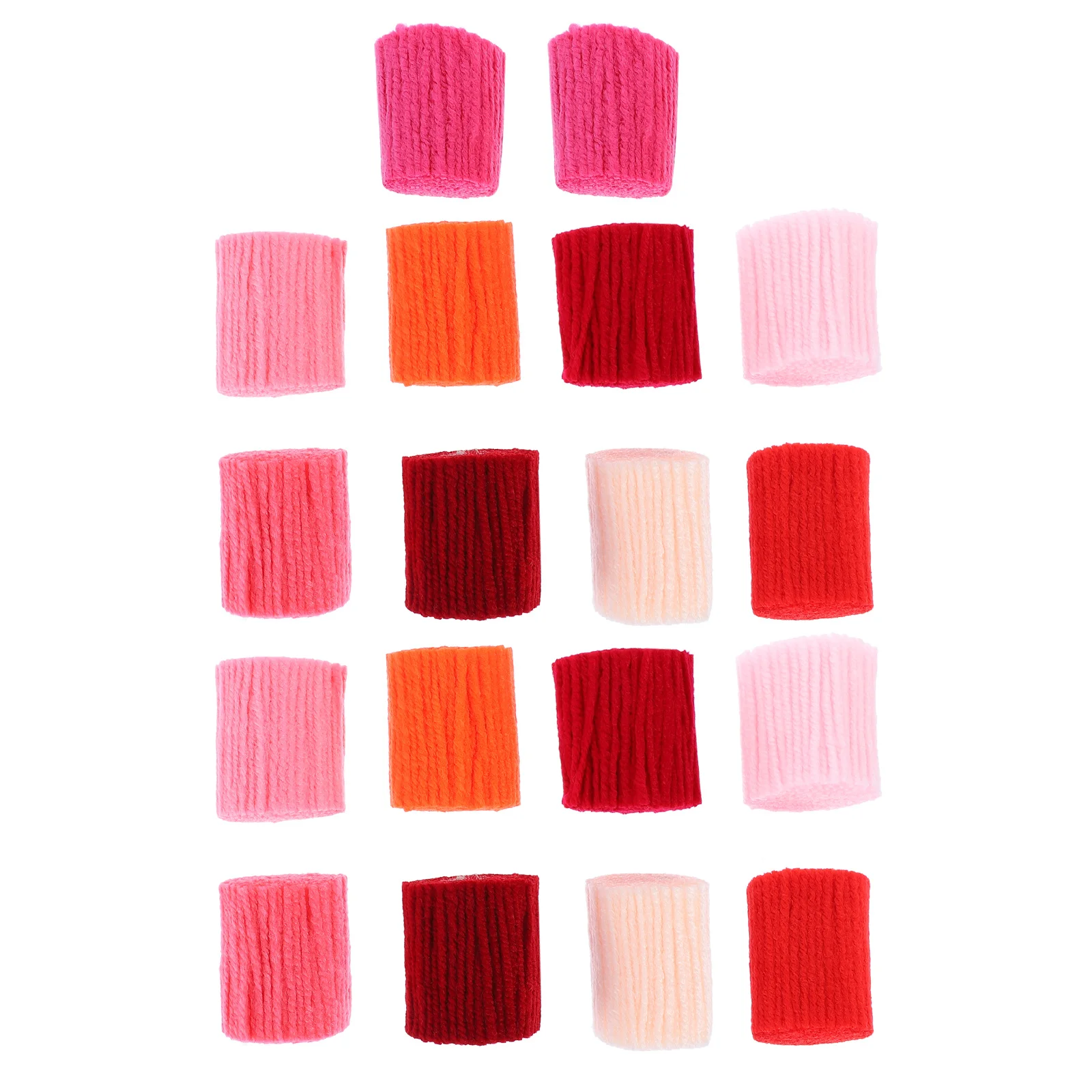 

18Pcs Colorful Pre-Cut Latch Hook Yarn Acrylic Durable DIY Kits Rug Yarn Bundles Craft Wool for Kids Handcraft Embroidery Carpet