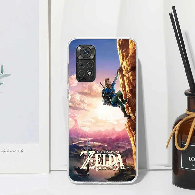 Z-Zeldas-Majoras Game Phone Case For Xiaomi Redmi Note 13 12S 11S 10S 12 11E 10 Pro Plus 11T 9S 9 8T 8 7 Art Fundas Back Cover