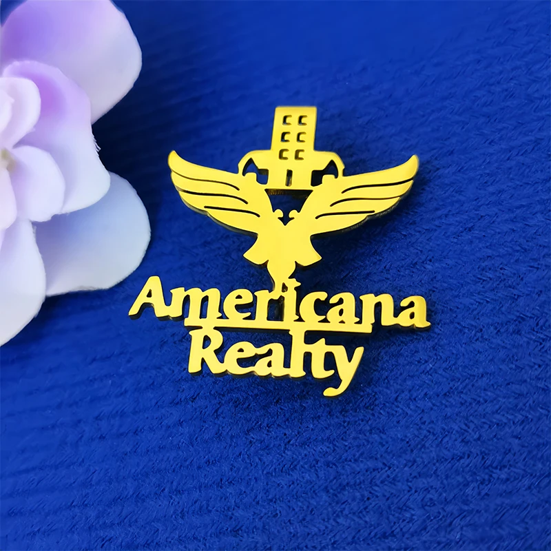 مخصص التلبيب دبابيس شخصية صور شعار بروش 304L دبوس من الفولاذ المقاوم للصدأ دعم شركة بار نادي شعار شارات المضادة للحساسية هدية #3