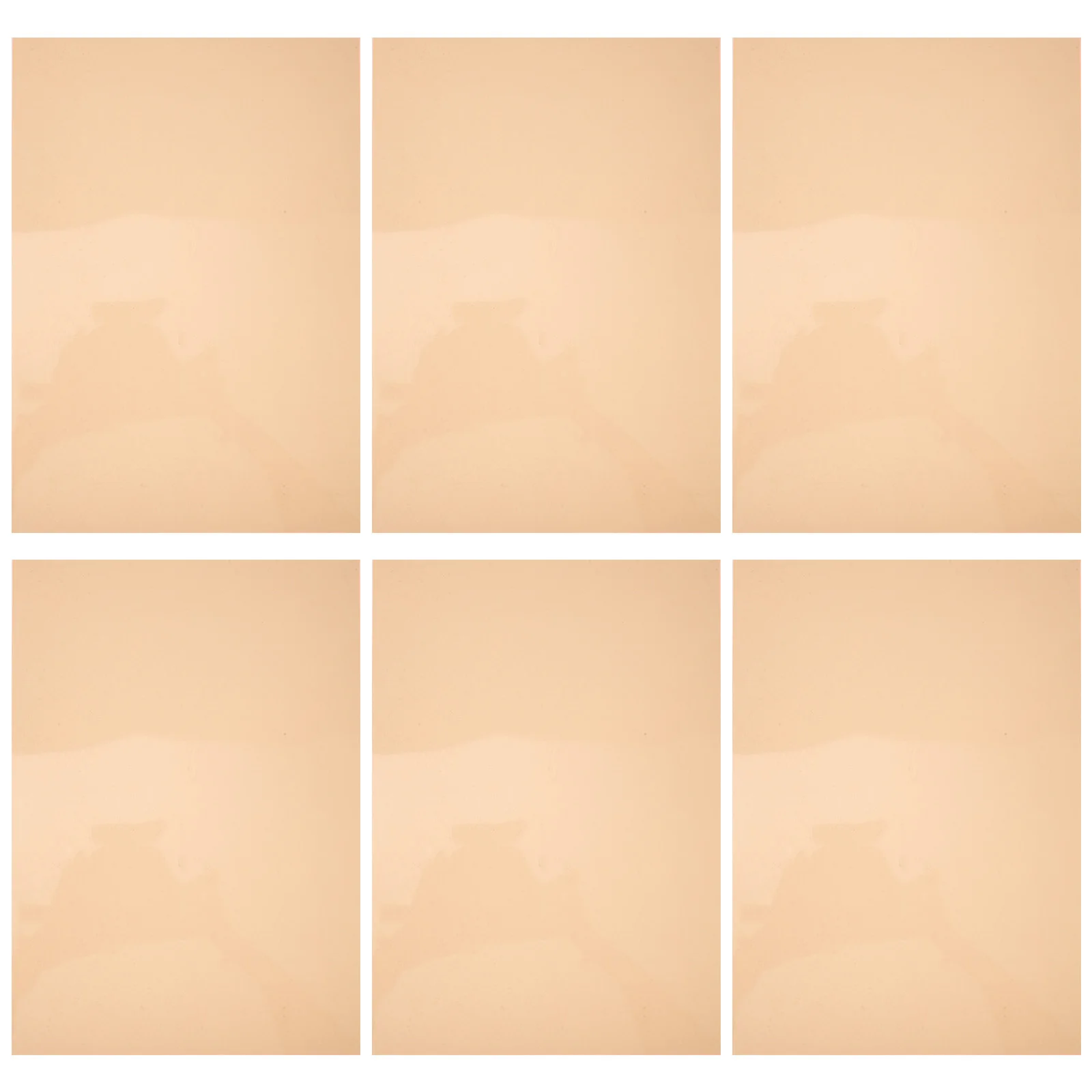 

6Pcs PVC Film Transparent Light Gels Color Correction Filter Sheets for Classroom Art Projects Dyslexia Reading Aid Photography