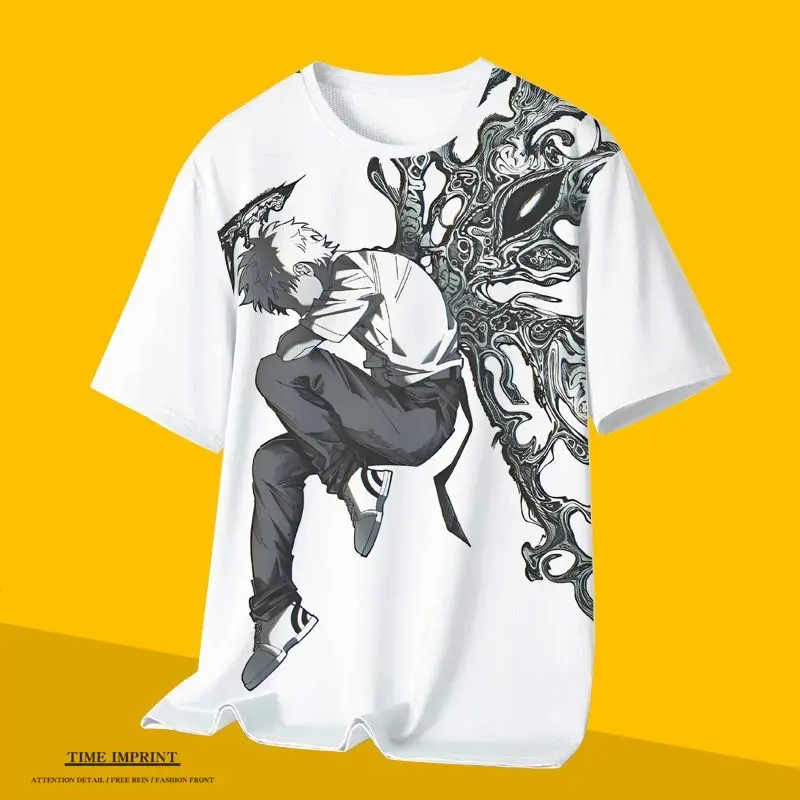 Kaus The Summer Hikaru Died Kaus Lengan Pendek Kartun Anime Atasan Fashion Musim Panas Anak Laki-laki Perempuan Pakaian Anak-anak Hadiah Natal