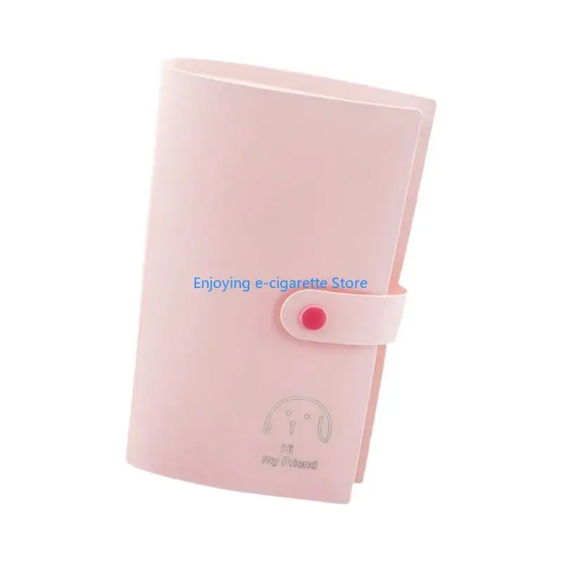 Seitlich zugänglicher Fotoalbum-Organizer mit Knopfverschluss für 120 Sammelkarten – Detail 5