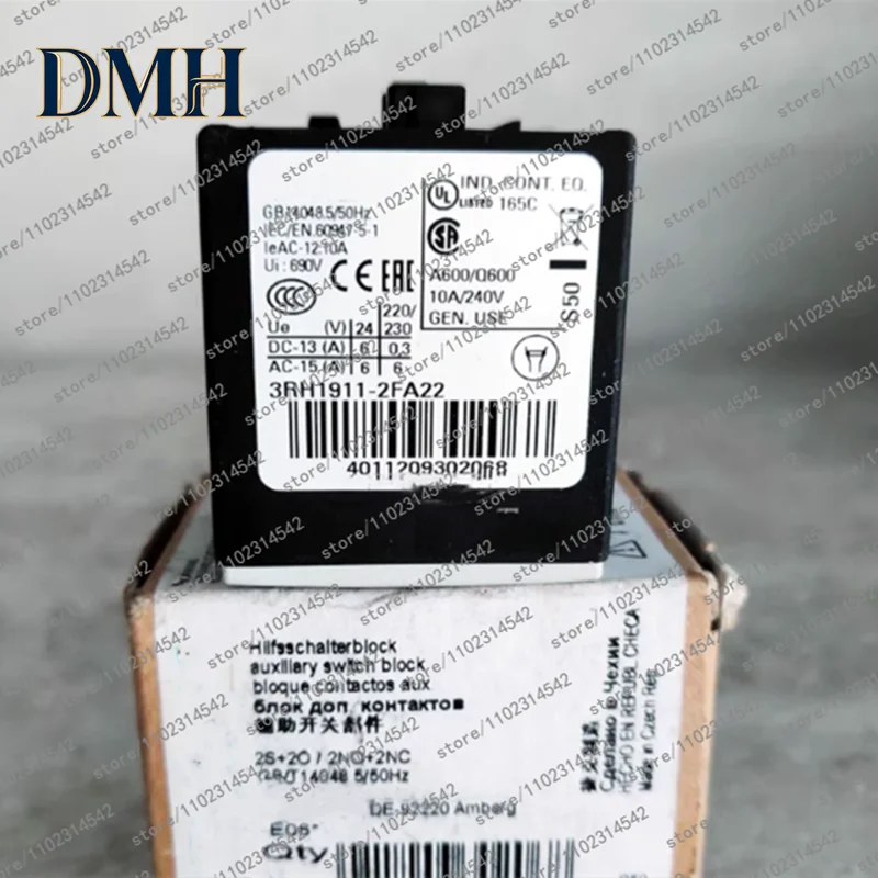 

Вспомогательный контакт Dmh 3RH19211FA22 /1HA22 3RH1911-1FA22/1FA40/1FA31/1GA2 3RH1911-1FA31 3RH1921-1FA22 3RH192