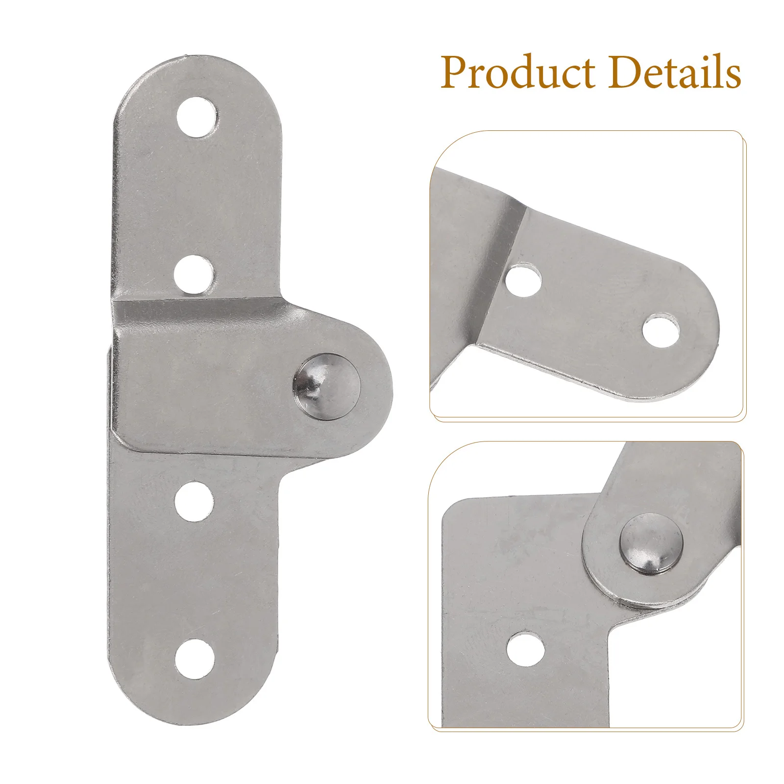 2Pcs Folding Table Hardware Ladder Hinge Replacement Versatile Ladder Parts Durable Safety Stability