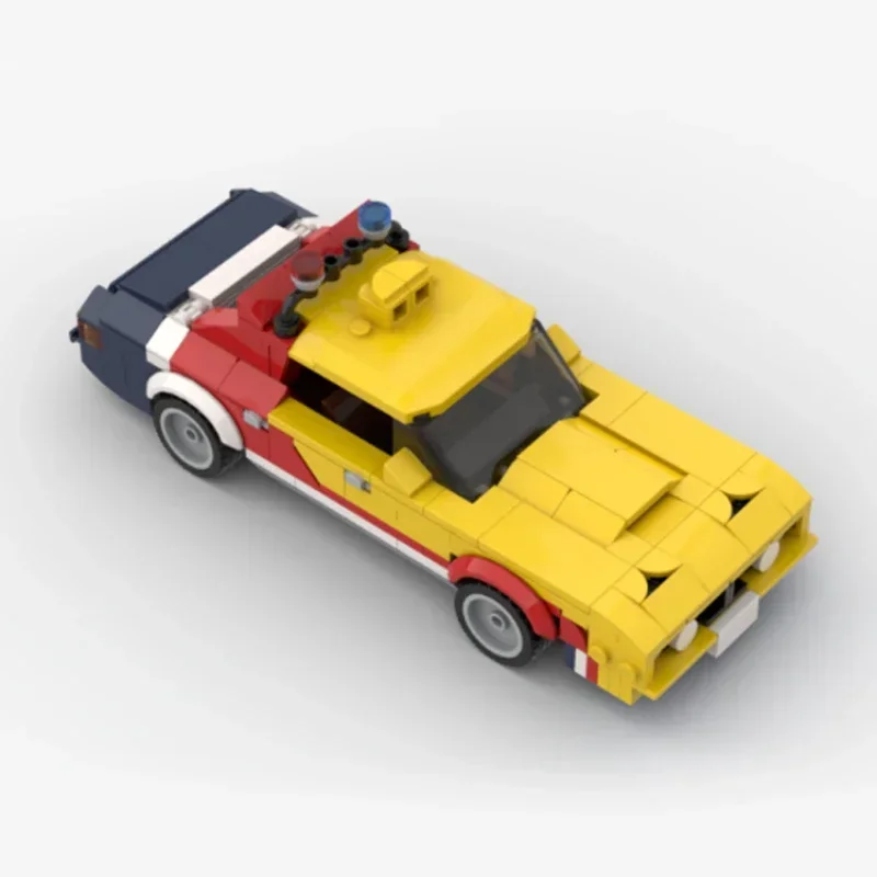 classic mad movie interceptor bricks film modified car blocks war speed moc sports race fans gift present product
