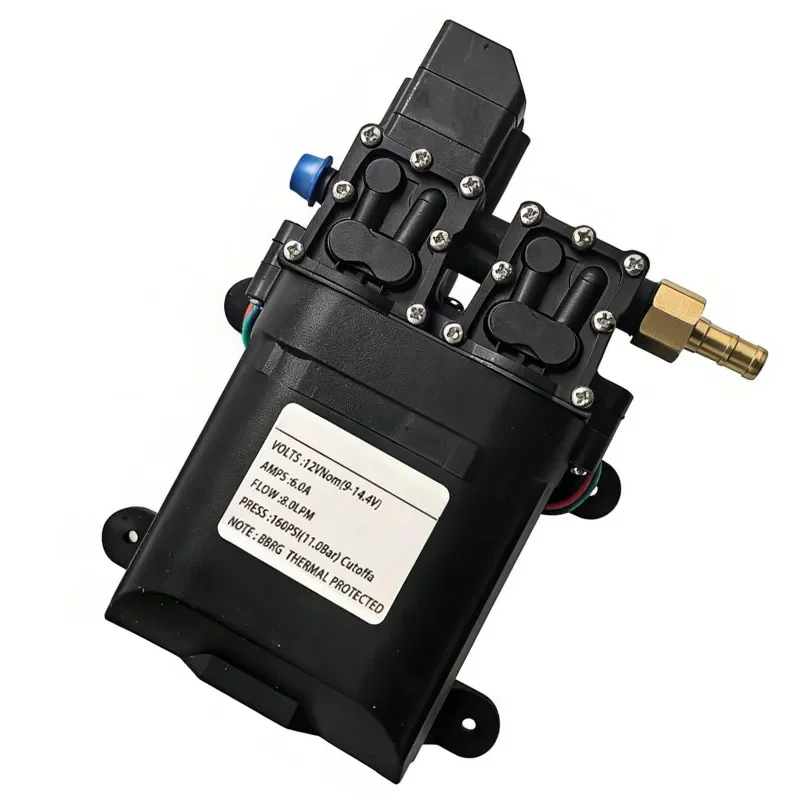 For Electric Sprayer 12V Double Motor Water Pump Multi Function Intelligent Dual Core Pump for Watering Vegetables Flowers